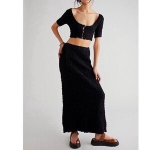 Free People Double The Fun Maxi Skirt Set